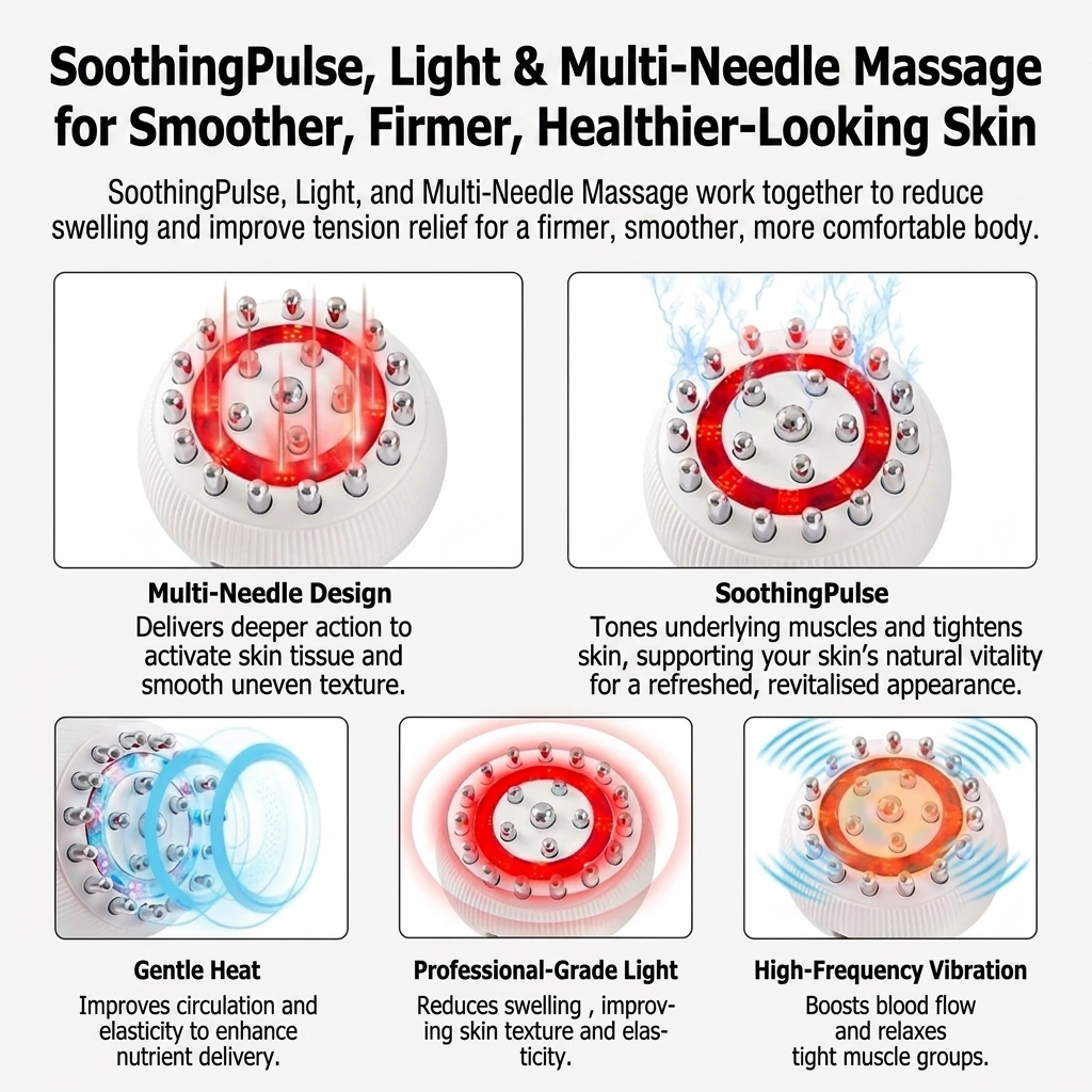 TRALUS Body Sculpting Massager — Drain, Depuff & Feel Lighter at Home in Minutes
