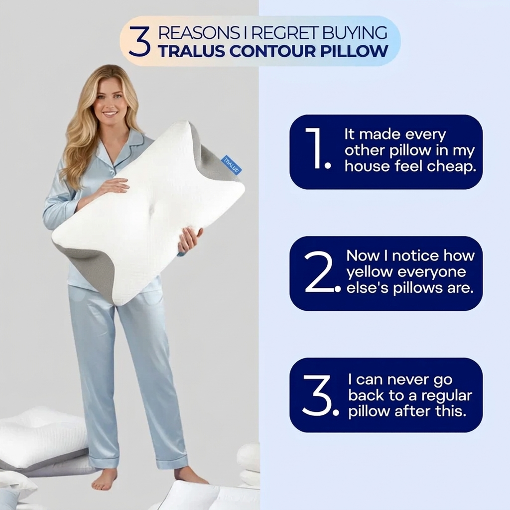 TRALUS Cervical Pillow - Finally Wake Up Without Neck Pain